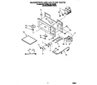 Whirlpool MH7110XBB0 magnetron and air flow diagram