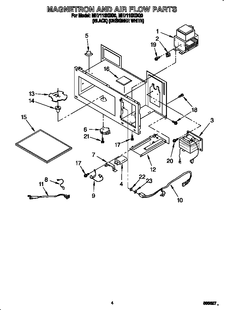 Magnetron and air flow