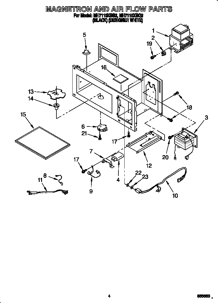 Magnetron and air flow