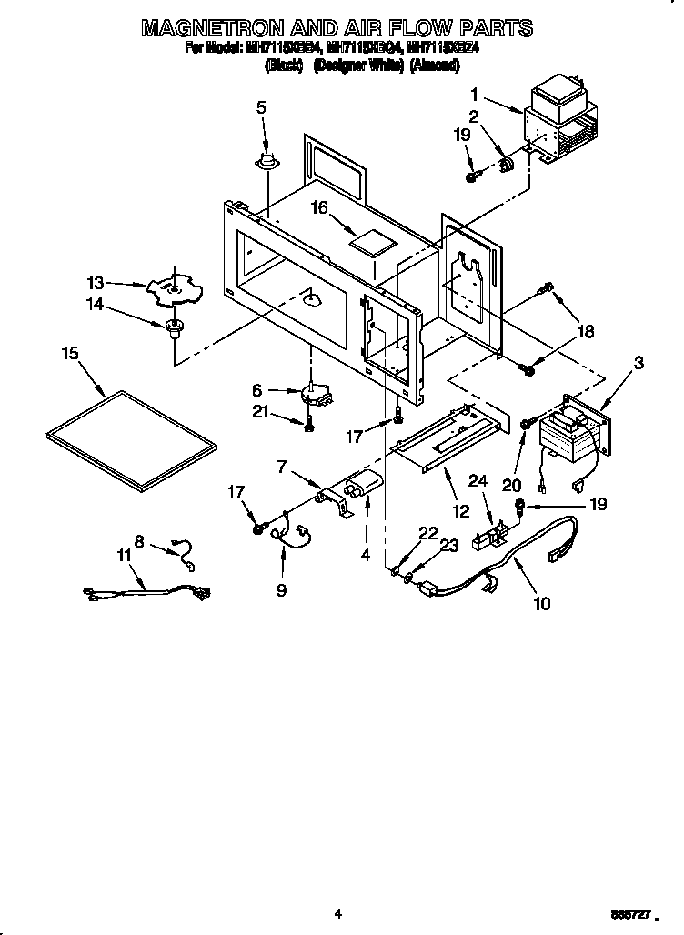 MAGNETRON AND AIR FLOW