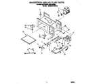Whirlpool MH7110XBQ4 magnetron and air flow diagram