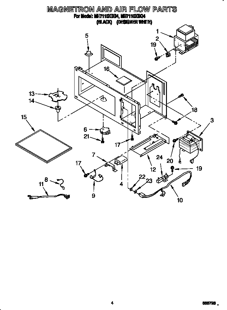 Magnetron and air flow