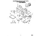Whirlpool MH7110XBB3 magnetron and air flow diagram