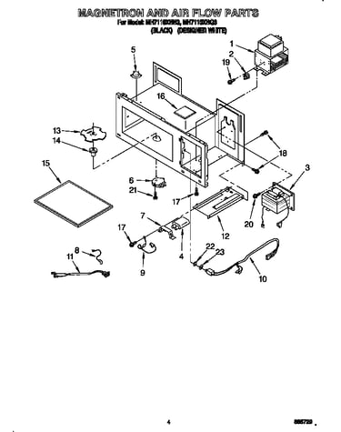 Magnetron and air flow