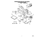 Whirlpool MH7110XBQ5 magnetron and air flow diagram