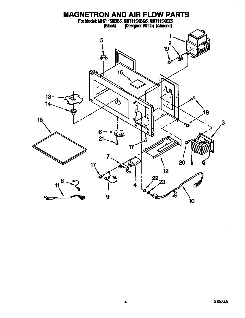 MAGNETRON AND AIR FLOW