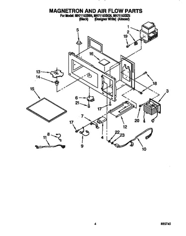 Magnetron and air flow