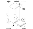 Whirlpool EV150NXGW00 cabinet diagram