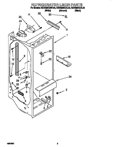 Refrigerator liner