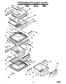 Refrigerator shelf