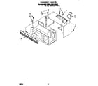Whirlpool MH6110XBB5 cabinet diagram