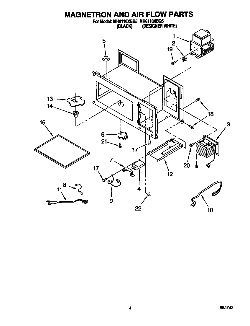 MAGNETRON AND AIR FLOW