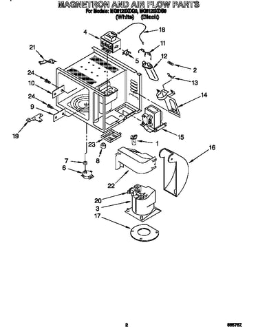Magnetron and air flow