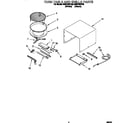 Whirlpool MG8120XDB0 turn table and grille diagram