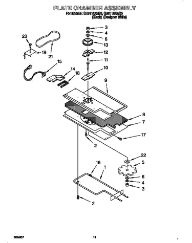 Plate chamber assembly