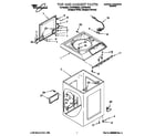 Whirlpool LCR7244DZ3 top and cabinet diagram