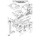 Whirlpool LCR7244DZ3 controls and rear panel diagram