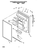 Refrigerator door