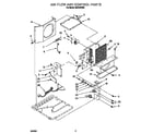 Whirlpool ACQ122XG0 air flow and control diagram