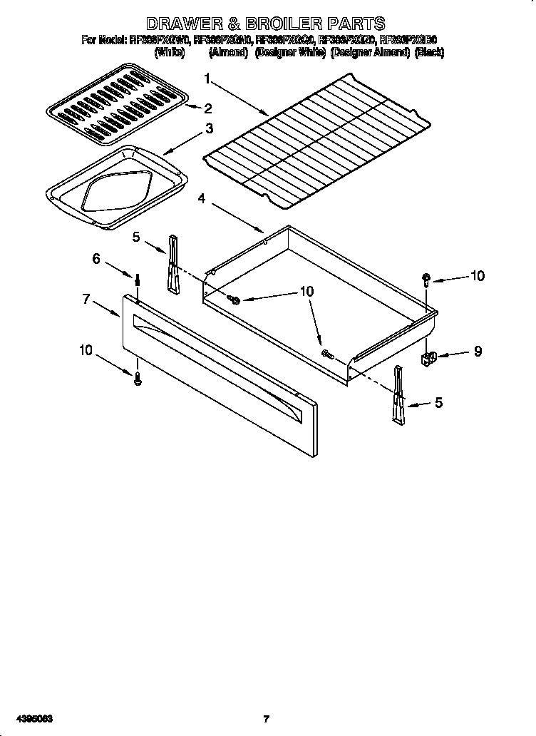 Drawer & broiler