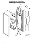 Refrigerator door