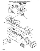 Motor and ice container