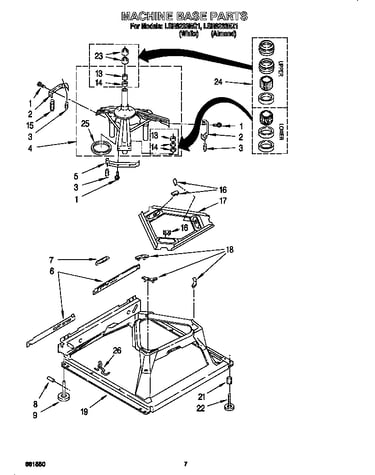 Machine base