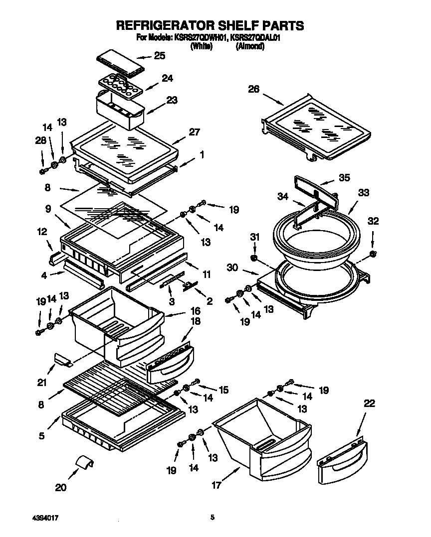 Refrigerator shelf