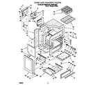 Whirlpool SS385PEEB3 oven and drawer diagram