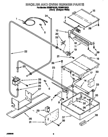Broiler and oven burner