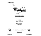 Whirlpool ED20PKXSW00 front cover diagram