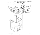 KitchenAid KAWS850GZ0 top and cabinet diagram