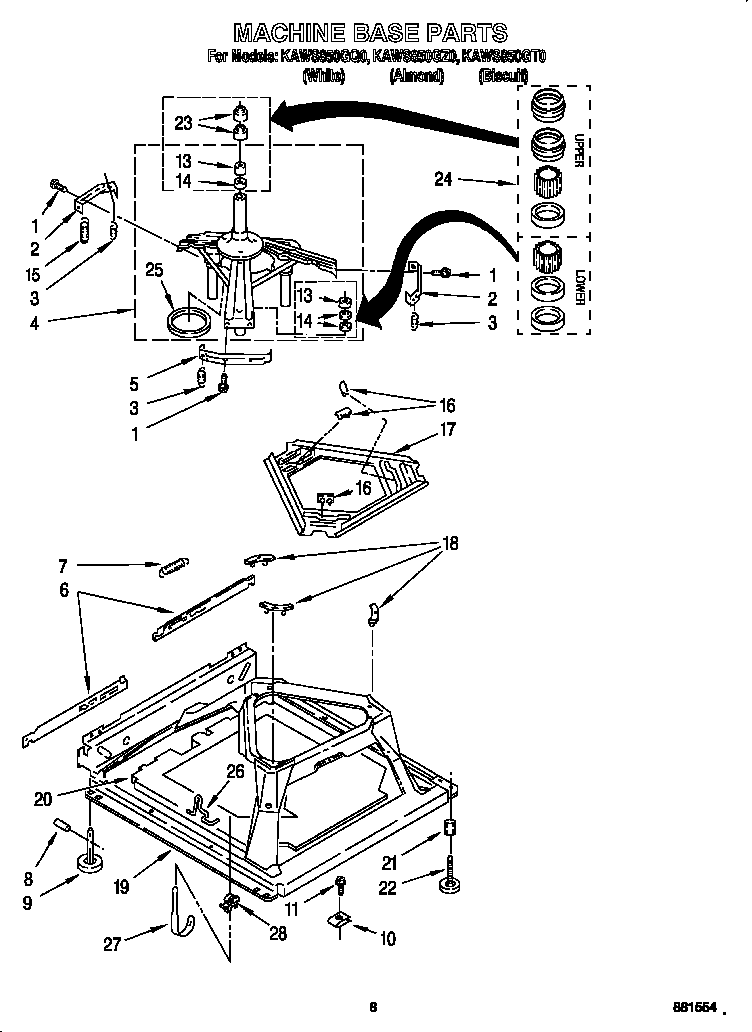 Machine base