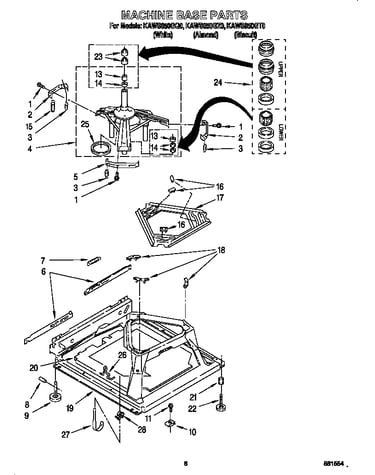 Machine base