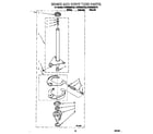 KitchenAid KAWS850GQ0 brake and drive tube diagram