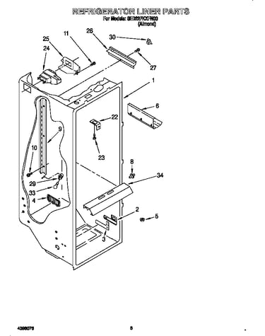 Refrigerator liner