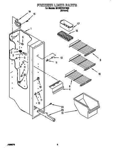 Freezer liner