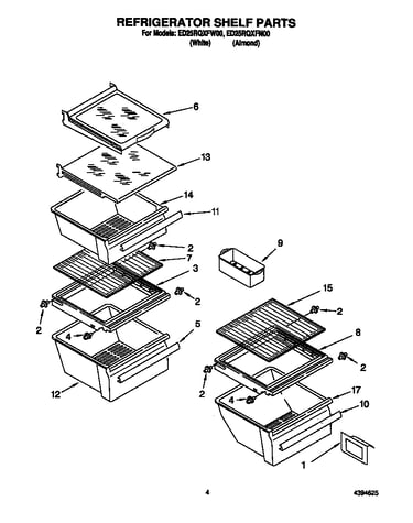 Refrigerator shelf