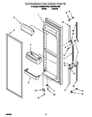 Refrigerator door