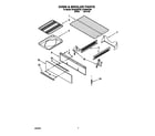 Whirlpool SF3020EEW0 oven & broiler diagram