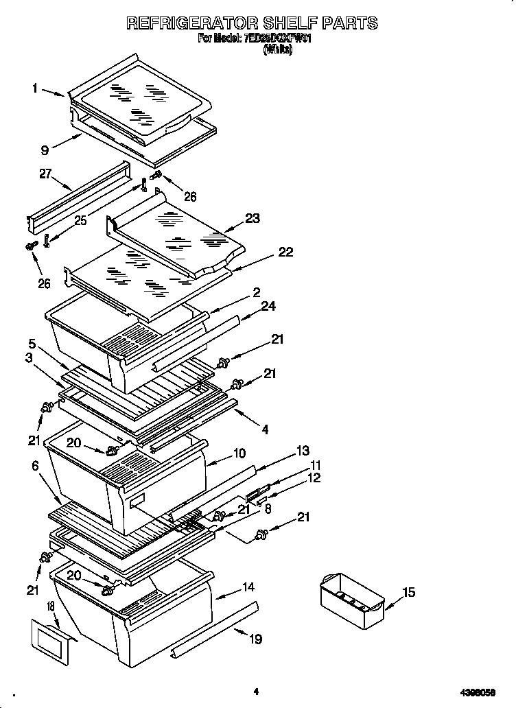 Refrigerator shelf