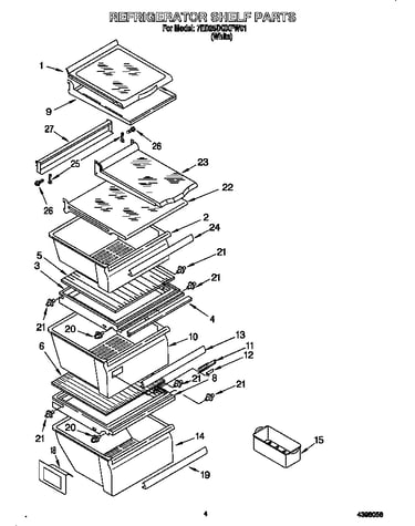 Refrigerator shelf