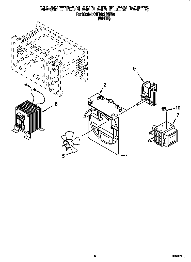 Magnetron and air flow
