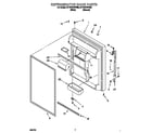 Whirlpool 3ET22DKXFN00 refrigerator door diagram