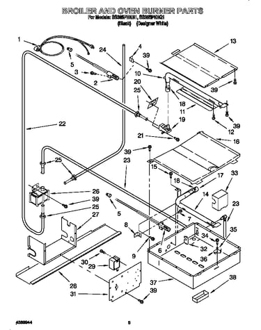 Broiler and oven burner
