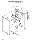 Refrigerator door
