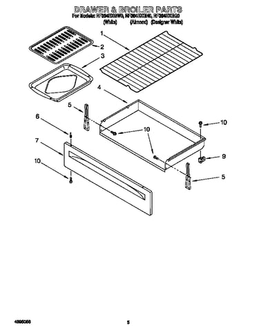 Drawer & broiler