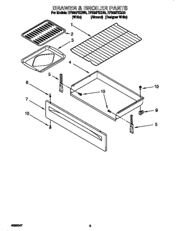Drawer & broiler