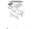 Whirlpool SF377PEGW1 drawer & broiler diagram
