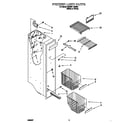 Whirlpool 8340NFSBS00 freezer liner diagram